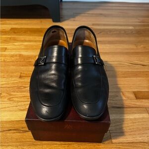 Mezlan Granby Black Monk Strap Loafers